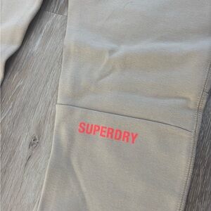 Superdry Beige Apparel with Blue Logo